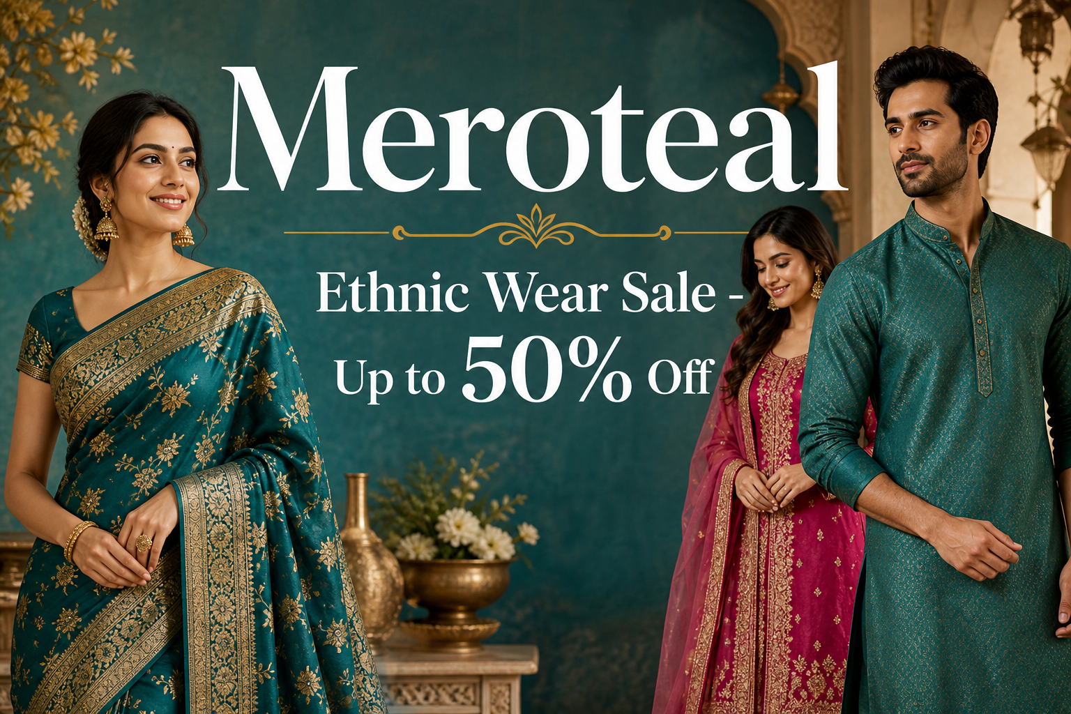 Meroteal Ethnic Wear Sale - Up to 50% Off